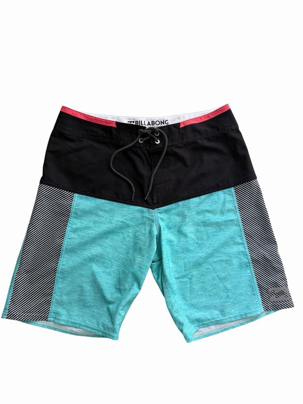 Billabong Board Shorts Mens 31 Colorful Platinum X Pocket Trunks Surf Swim Med